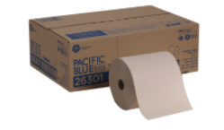 Pacific Blue Basic Recycled Hardwound Paper Towels – 800 ft Roll (6 Rolls/Case)