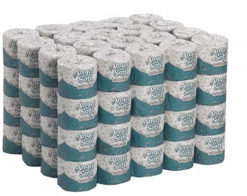 Angel Soft Professional Toilet Paper – 2-Ply, 450 Sheets, 80 Rolls/Case