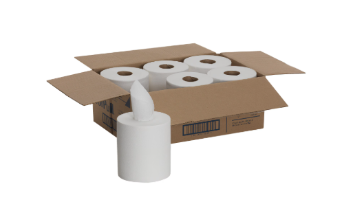 SofPull Centerpull Paper Towels – 1-Ply, 320 Sheets/Roll (6 Rolls/Case)
